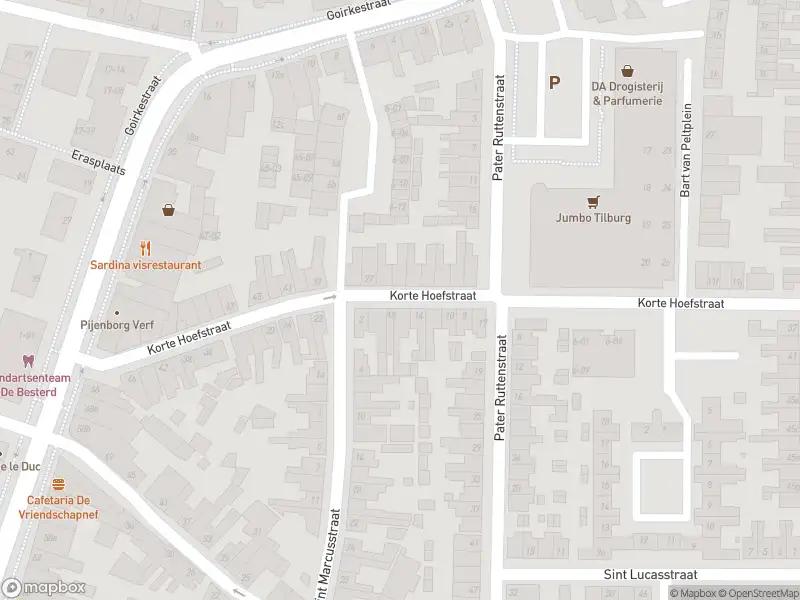 Overlastmelding Korte Hoefstraat in Tilburg