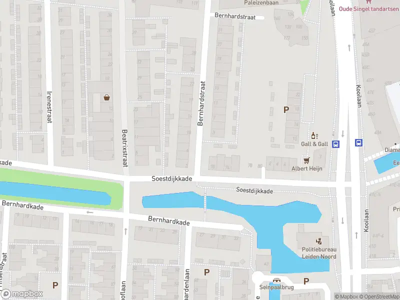 Ambulance met grote spoed naar de Bernhardstraat in Leiden