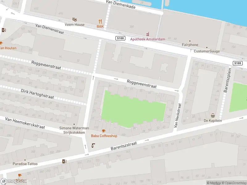 Ambulance met grote spoed naar de Barentszstraat in Amsterdam