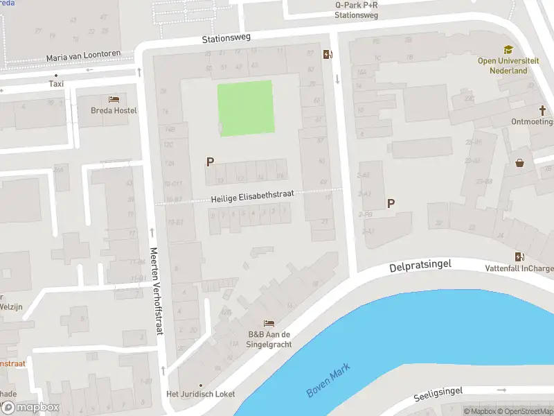 Brandweer met gepaste spoed naar de Delpratsingel in Breda