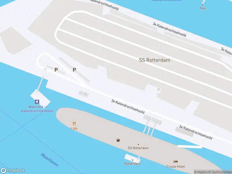 Ambulance met grote spoed naar de 3e Katendrechtsehoofd in Rotterdam