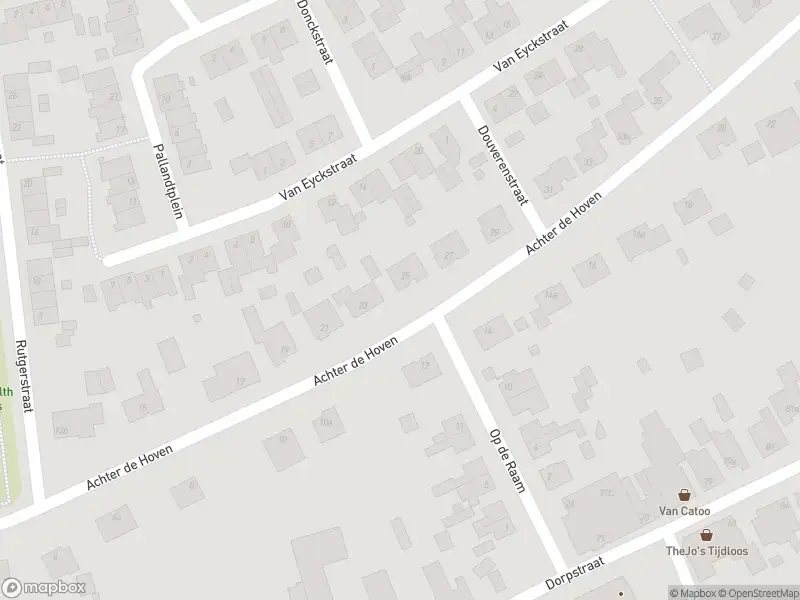 Politie naar de Achter de Hoven in Maasbree vanwege overval