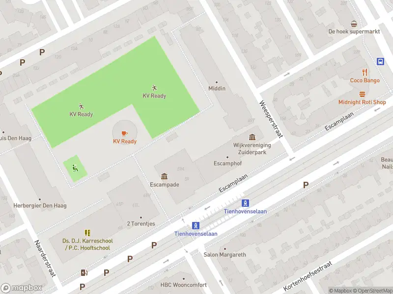 Ambulance met gepaste spoed naar de Weesperstraat in 's-Gravenhage