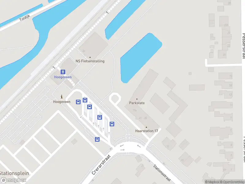 Brandweer met gepaste spoed naar de Stationsplein in Hoogeveen vanwege een liftopsluiting