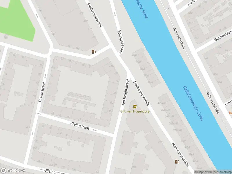 Ambulance met gepaste spoed naar de Jan Kruijffstraat in Rotterdam
