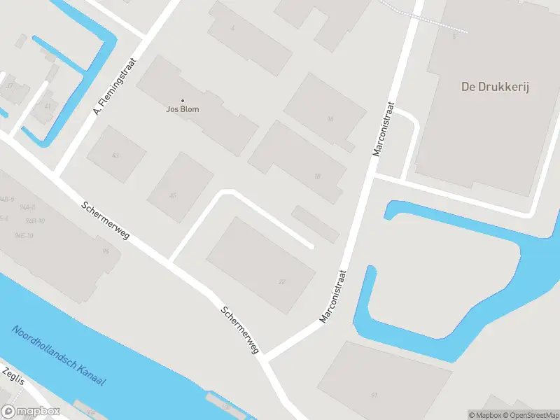 Ambulance naar de Omval in Alkmaar