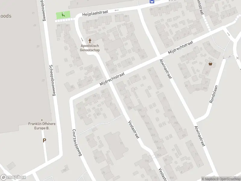 Ambulance met gepaste spoed naar de Vestastraat in Rotterdam