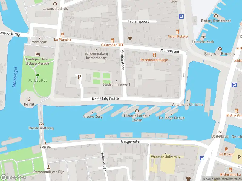 Brandweer met grote spoed naar de Kort Galgewater in Leiden