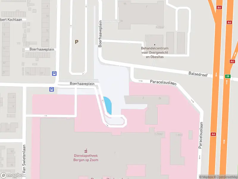 Ambulance met gepaste spoed naar de Boerhaaveplein in Bergen op Zoom