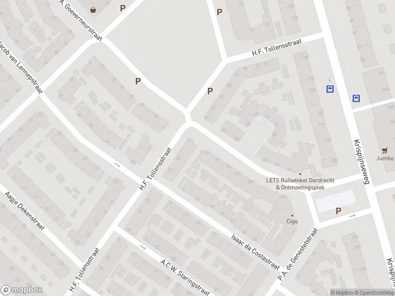 Overlastmelding J.J.A. Goeverneurstraat in Dordrecht