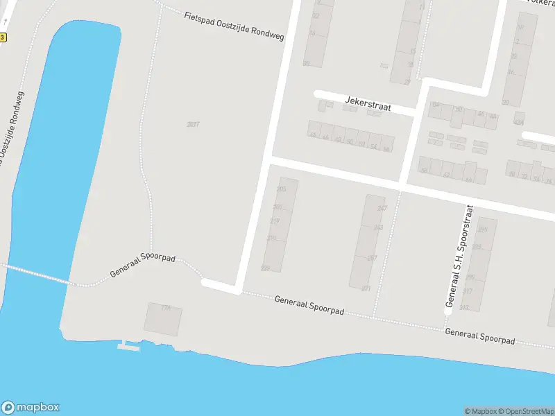 Ambulance met gepaste spoed naar de Generaal S.H. Spoorstraat in Dordrecht