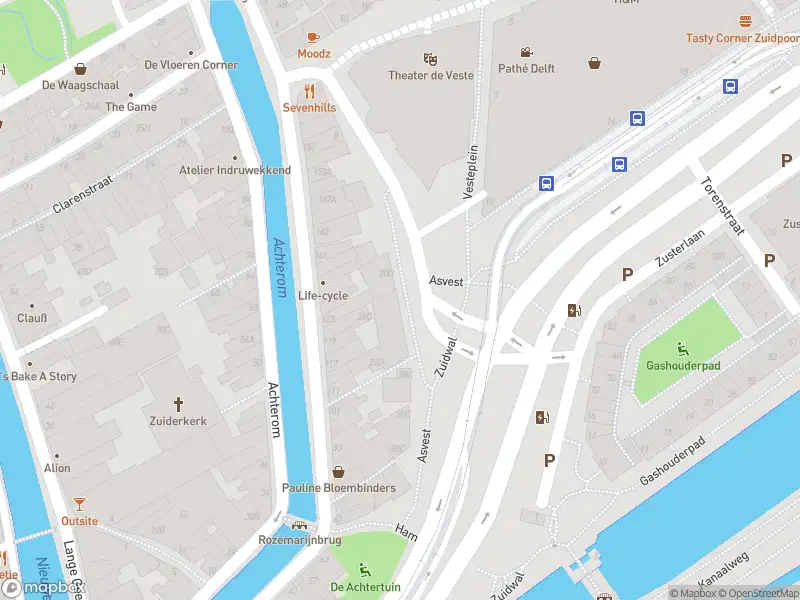 112 melding Brandweer met grote spoed naar de Asvest in Delft vanwege afgaan automatisch brandalarm