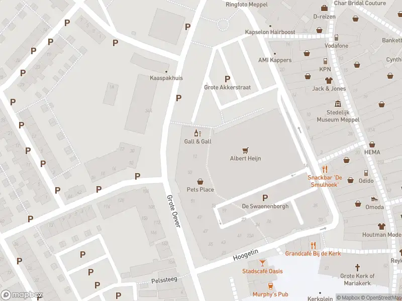 Brandweer met grote spoed naar de Grote Kerkstraat in Meppel