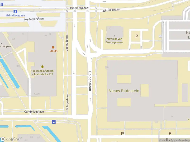 Brandweer met grote spoed naar de Heidelberglaan in Utrecht vanwege afgaan automatisch brandalarm