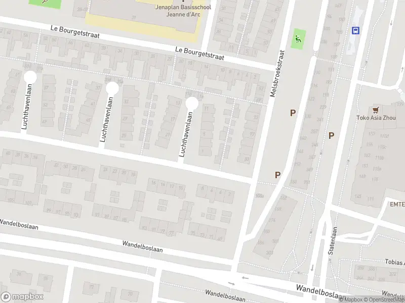 Overlastmelding Luchthavenlaan in Tilburg
