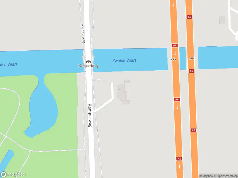 Politie naar de Kamperweg in Emmeloord vanwege aanrijding met letsel