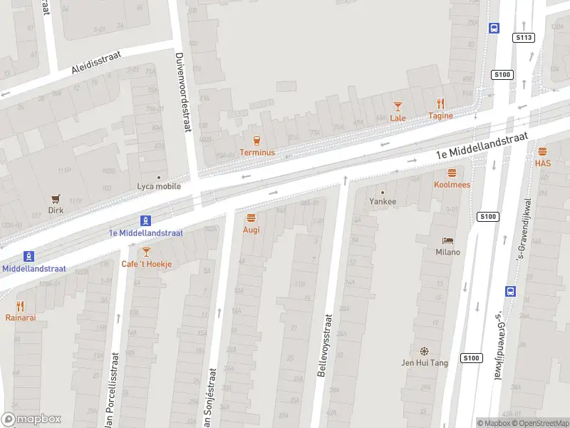 112 melding Ambulance met gepaste spoed naar de 1e Middellandstraat in Rotterdam