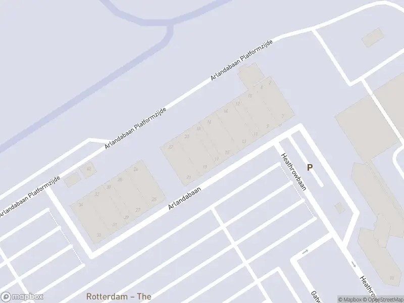 Politie naar de Arlandabaan Platformzijde in Rotterdam