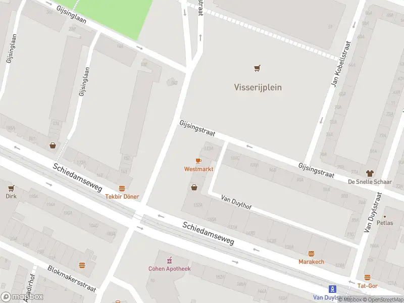 Ambulance met gepaste spoed naar de Grote Visserijstraat in Rotterdam