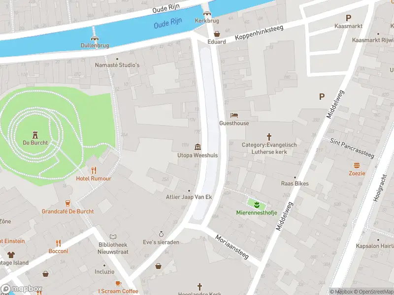 Ambulance met gepaste spoed naar de Oude Singel in Leiden