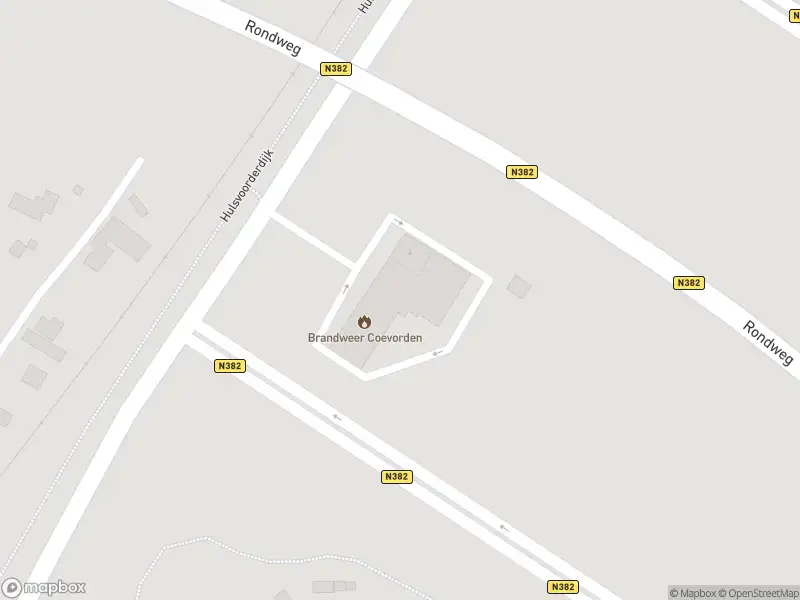 112 melding Brandweer met grote spoed naar de Hulsvoorderdijk in Coevorden