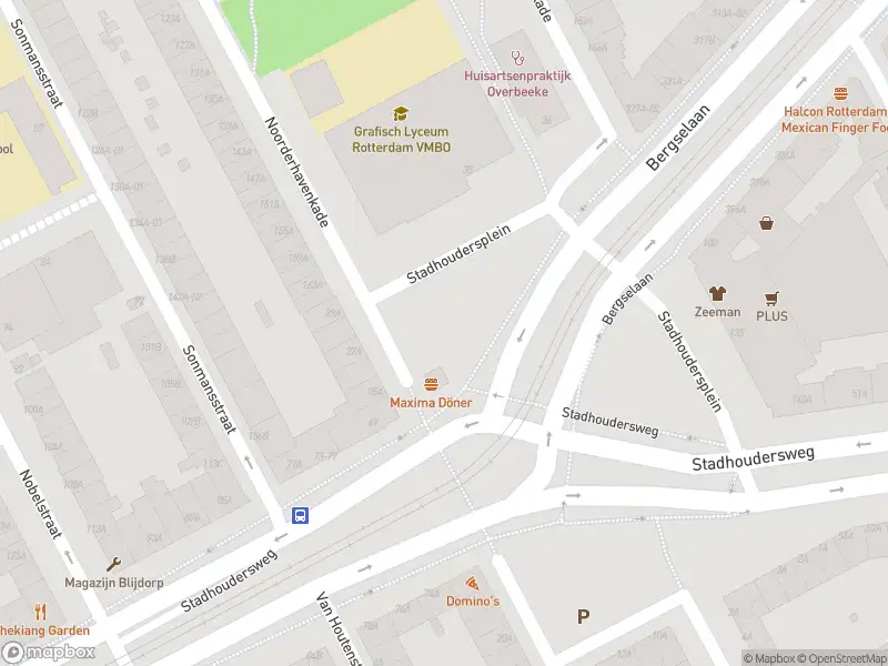 Politie naar de Schieweg in Rotterdam