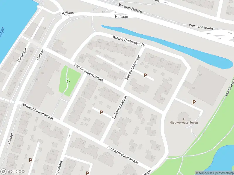 Ambulance met grote spoed naar de Van Arenbergstraat in Vlaardingen