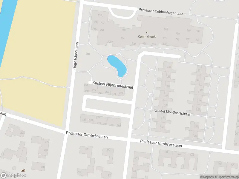 Overlastmelding Kasteel Nijenrodestraat in Tilburg