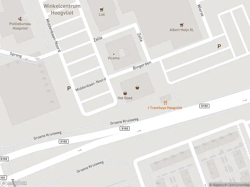 Politie naar de Bingerden in Hoogvliet Rotterdam