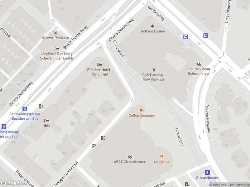 Ambulance met gepaste spoed naar de Circusplein in 's-Gravenhage
