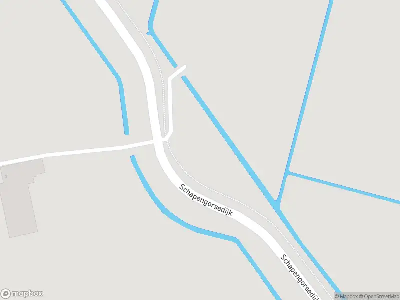 Politie naar de Schapengorsedijk in Rockanje vanwege dier(en) in nood