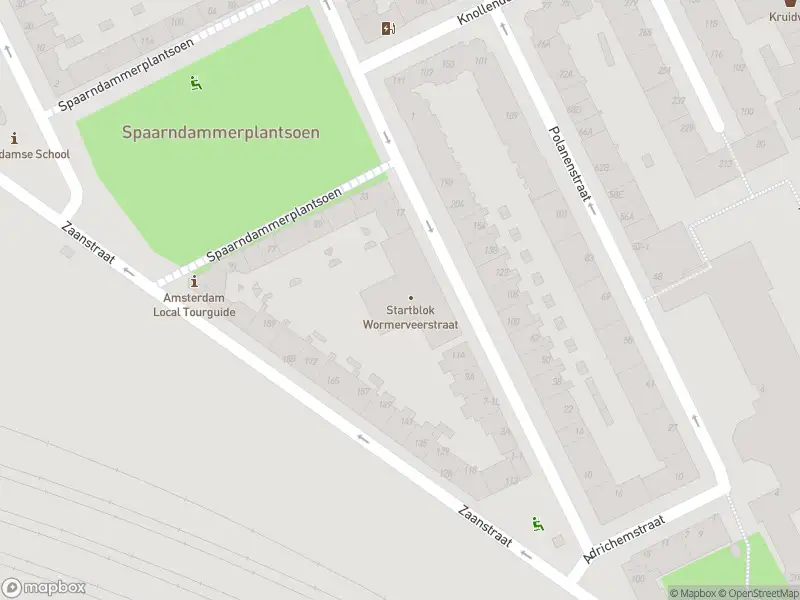 Ambulance met gepaste spoed naar de Westerpark in Amsterdam