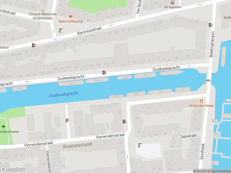 Ambulance met grote spoed naar de Zoutkeetsgracht in Amsterdam