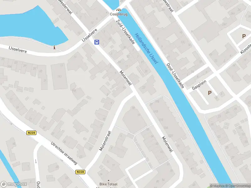 Brandweer met gepaste spoed naar de Molenwal in Oudewater vanwege dier(en) in nood