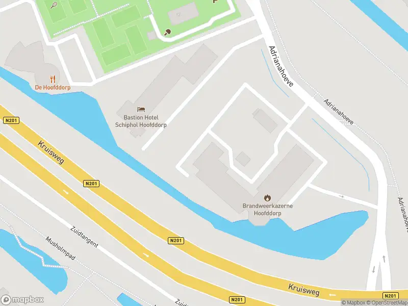 Brandweer met gepaste spoed naar de Adrianahoeve in Hoofddorp