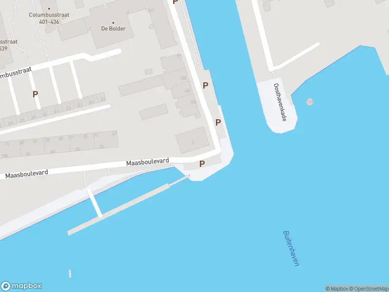 Ambulance met grote spoed naar de Maasboulevard in Vlaardingen