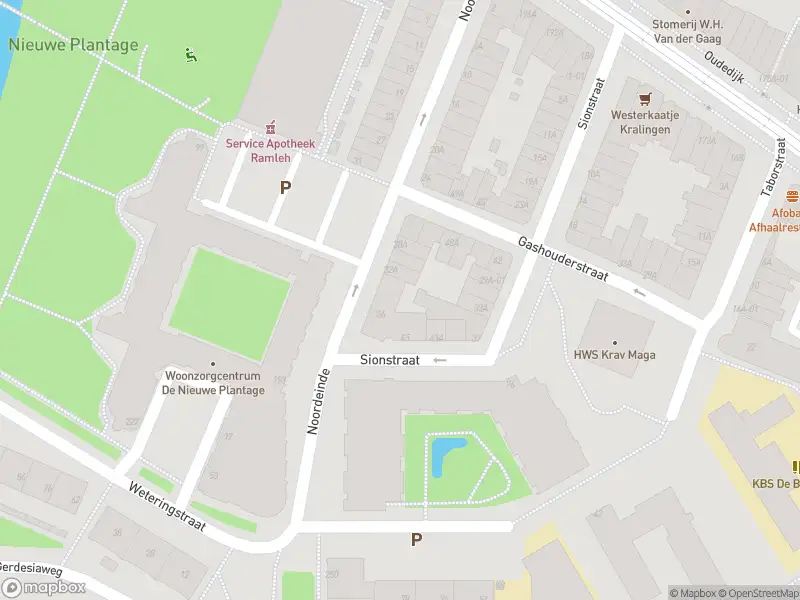 Ambulance met grote spoed naar de Noordeinde in Rotterdam