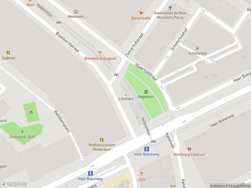 Politie naar de Boekhorststraat in Rotterdam