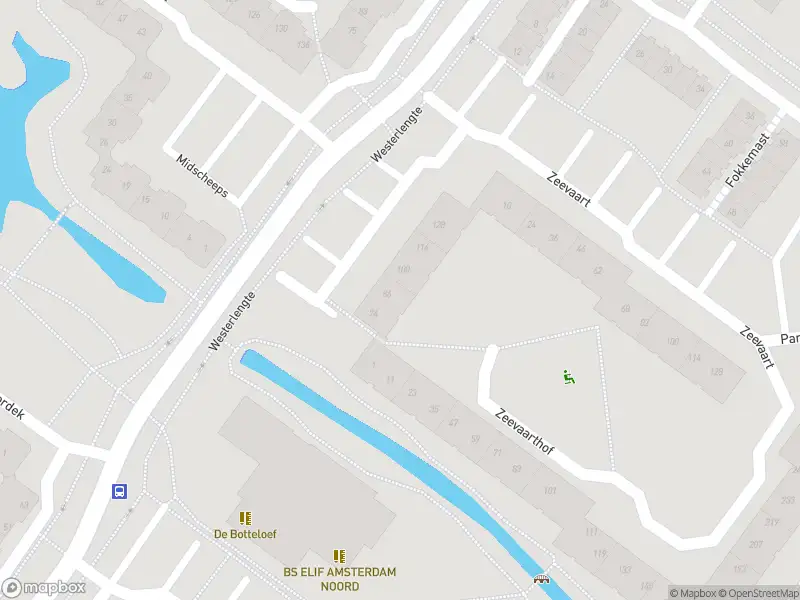 Ambulance met gepaste spoed naar de Parlevinker in Amsterdam