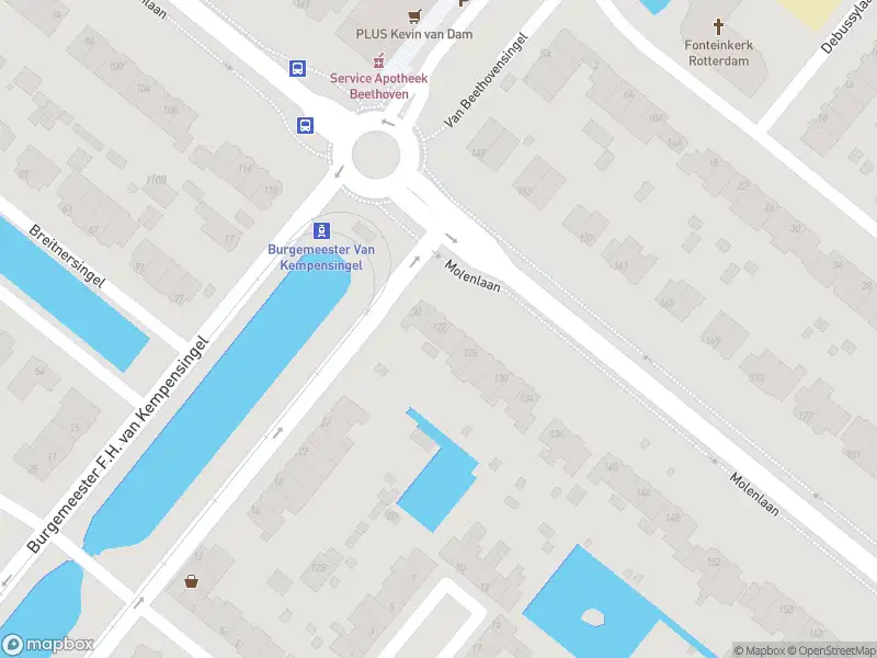 Ambulance met gepaste spoed naar de Molenlaan in Rotterdam