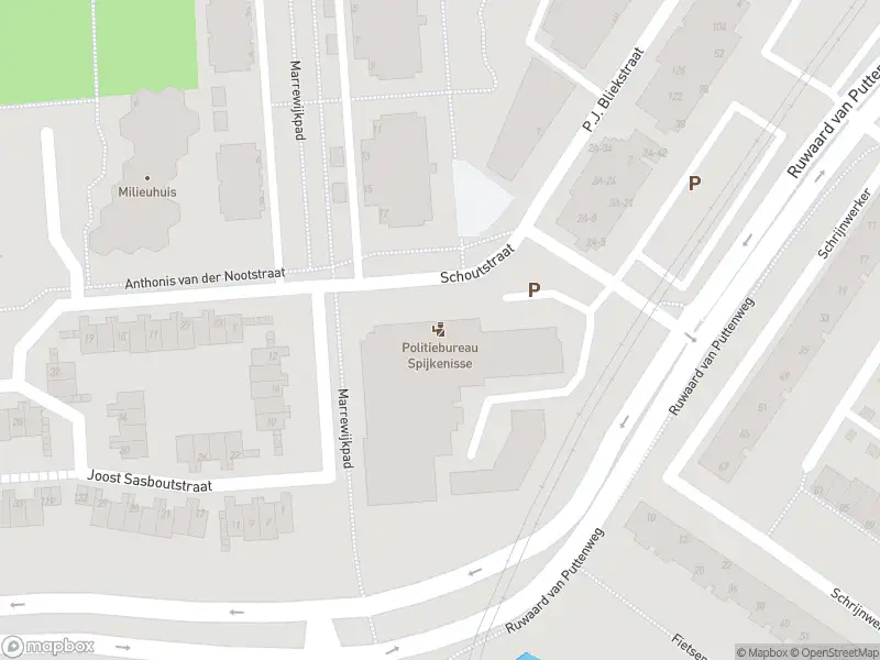 Politie naar de Schoutstraat in Spijkenisse