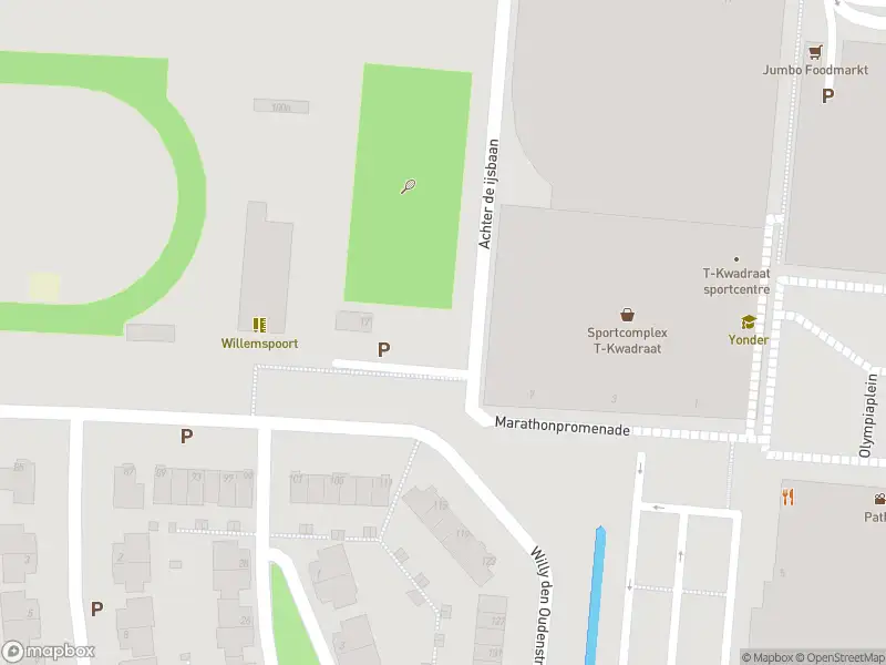 Overlastmelding Achter de ijsbaan in Tilburg