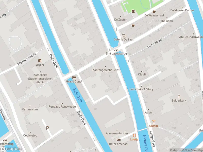 Politie met grote spoed naar de Westvest in Delft vanwege ongeval met letsel