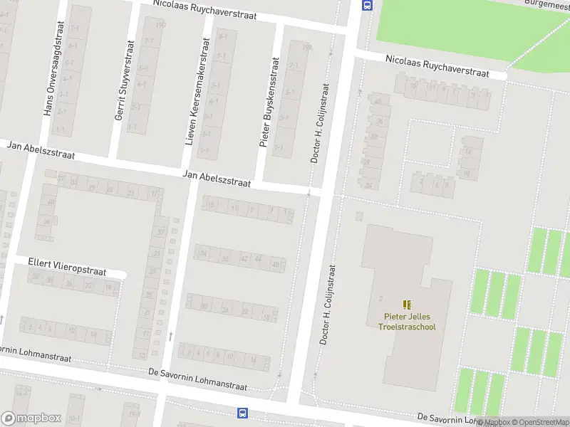 Ambulance met gepaste spoed naar de Jan Abelszstraat in Amsterdam