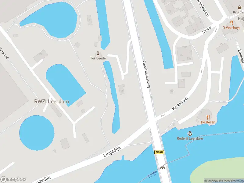 Politie naar de Zuid-Hollandweg in Leerdam vanwege aanrijding met letsel