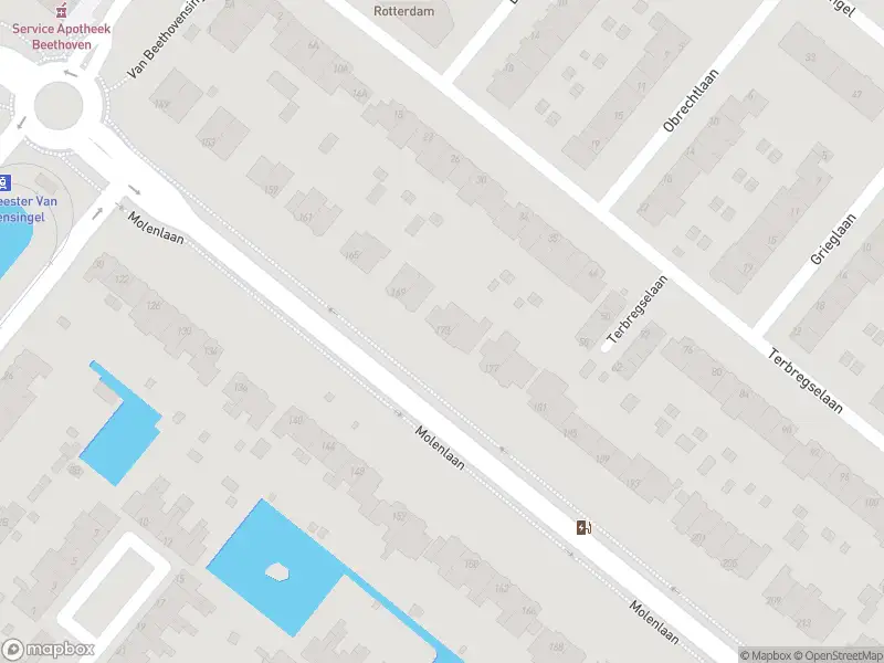 Besteld ambulance vervoer naar de Molenlaan in Rotterdam