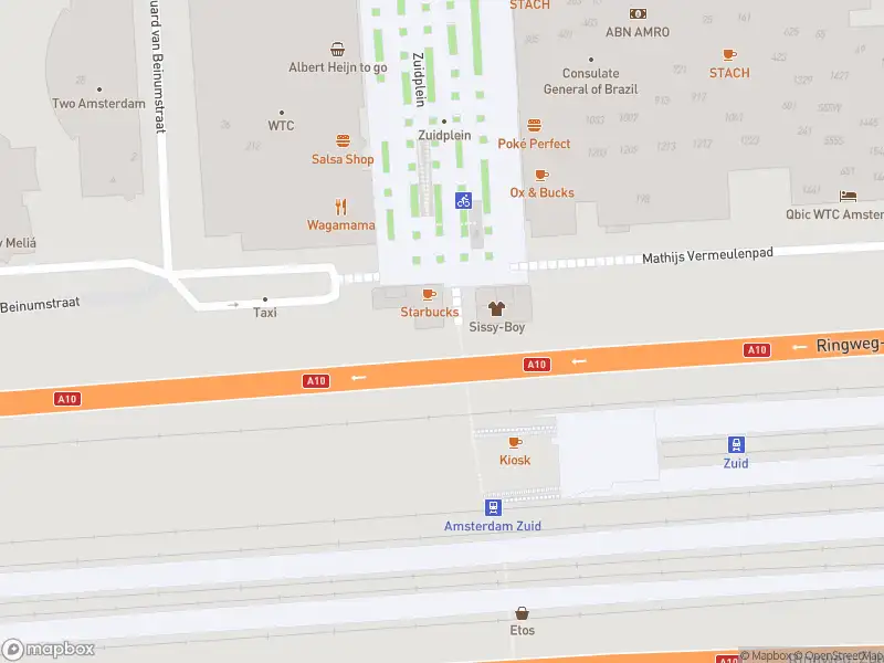 Brandweer met gepaste spoed naar de Zuidplein in Amsterdam vanwege een liftopsluiting