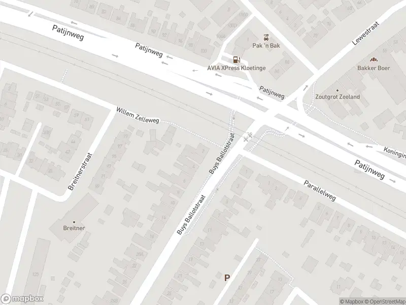 112 melding Overlastmelding Buys Ballotstraat in Goes gesloten