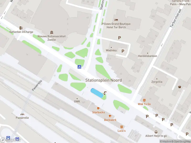 Politie naar de Stationsplein in Zwolle