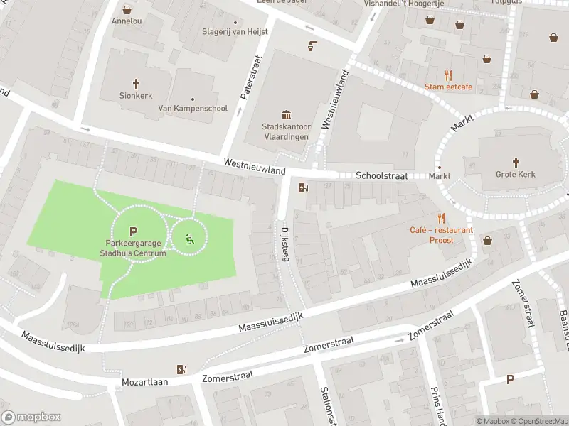 Ambulance met grote spoed naar de Dijksteeg in Vlaardingen